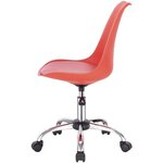 WINONA Chaise de bureau ajustable - Orange - L 48 x P 54 x H 80/90 cm