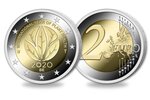 Pièce de monnaie 2 euro commémorative Belgique 2020 BU – Santé des plantes – Légende française