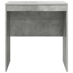 vidaXL Bureau Gris béton 70 x 50 x 76 cm Bois d'ingénierie