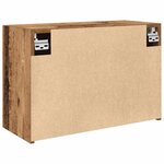 vidaXL Armoire murale de bain vieux bois 60x25x40 cm bois d'ingénierie