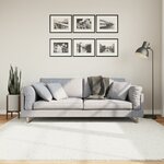 vidaXL Tapis OVIEDO à poils courts crème 200x200 cm