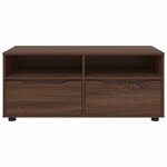 vidaXL Meuble TV Chêne brun 100 x 48 x 43 cm Bois d'ingénierie