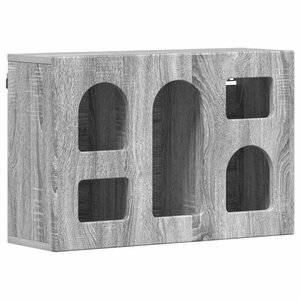 vidaXL Armoire suspendue Gris Sonoma 60 x 20 x 40 cm Bois d'ingénierie