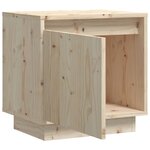 vidaXL Tables de chevet 2 Pièces 40x30x40 cm Bois de pin solide