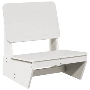 vidaXL Chaise de jardin blanc 60x64x70 5 cm bois de pin massif