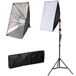 Tectake Éclairage studio softbox rectangulaire