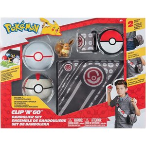 Jazwares PKW3157 - Pokémon - Set de bataille - Premierball  Timerball & Evoli