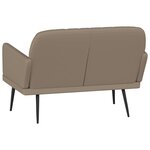 Banc banquette 107 x 80 x 81 cm similicuir cappuccino 02_0010685