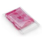 Sachet plastique liassé transparent haute brillance 17x22 cm (lot de 1000)