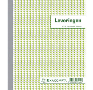 Manifold Livraisons 21x18cm 50 Feuillets Double Autocopiant - Texte En Néerlandais - Blanc - X 10 - Exacompta