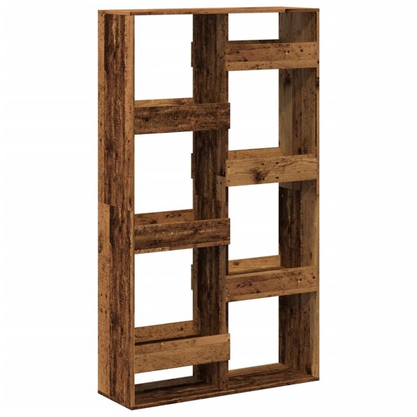 vidaXL Cloison de séparation vieux bois 100x33x175cm bois d'ingénierie