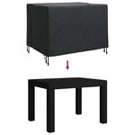 vidaXL Housse pour mobilier d'extérieur 110 x 84 x 70 cm