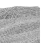 vidaXL Tête de lit Gris Sonoma 140 cm Bois d'ingénierie