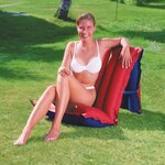 WEHNCKE Matelas gonflable 175x54 cm Rouge et bleu
