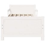 vidaXL Lit extensible pour enfants Other Blanc 80 x 130 / 165 / 200 cm