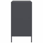 vidaXL Buffet anthracite 68x39x73 5 cm acier laminé à froid