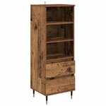 vidaXL Haut Armoire Bois Ancien 40 x 36 x 110 cm Bois d'ingénierie