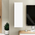 vidaXL Meuble TV Blanc 30 5x30x90 cm Bois d’ingénierie