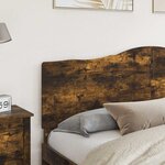 vidaXL Tête de lit Chêne fumé 180 cm Bois d'ingénierie