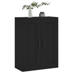 vidaXL Armoire murale noir 69 5x34x90 cm bois d'ingénierie