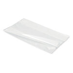 Sachet plastique à soufflets transparent 50 microns raja 60x100x40 cm