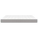 vidaXL Matelas de lit à ressorts ensachés fermeté moyenne Gris clair 180x200x20 cm