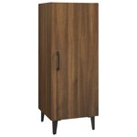 vidaXL Buffet Chêne marron 34 5x34x90 cm Bois d'ingénierie