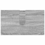 vidaXL Ensemble de mobilier de salle de bain 4 Pièces Gris Sonoma