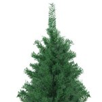 vidaXL Sapin de Noël artificiel avec support 500 cm Vert