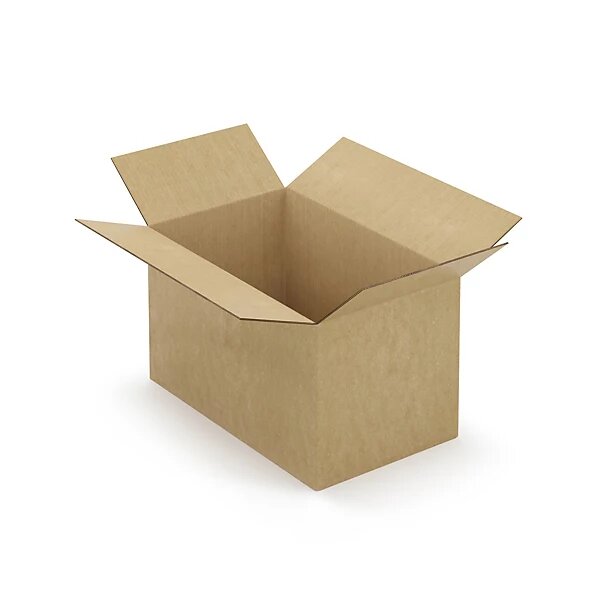 Caisse carton brune double cannelure à montage instantané raja 50x30x30 cm (lot de 10)