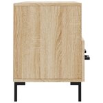vidaXL Meuble TV chêne sonoma 102x36x50 cm bois d'ingénierie
