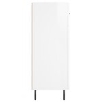 vidaXL Buffet Blanc brillant 69 5x34x90 cm Bois d'ingénierie