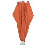 vidaXL Auvent latéral pliable de terrasse Terre cuite 200 cm