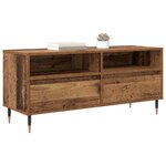 vidaXL Meuble TV avec tiroir Bois Ancien 100 x 34 5 x 44 5 cm