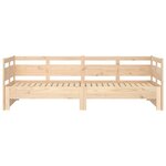 vidaXL Lit coulissant sans matelas bois de pin massif 2x(90x190) cm
