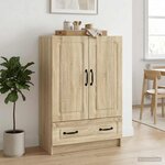 vidaXL Buffet Chêne Sonoma 66 x 34 5 x 92 cm Bois d'ingénierie