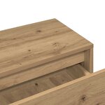 vidaXL Ensemble de meubles de couloir chêne artisanal bois ingénierie