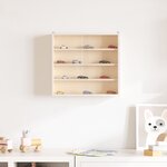 vidaXL Vitrine de collection en bois avec portes 40x8 5x37cm