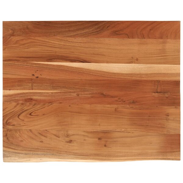 vidaXL Dessus de table 90x80x3 8 cm rectangulaire bois massif d'acacia