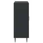 vidaXL Buffet avec tiroir Noir 66 x 34 5 x 89 5 cm Bois d'ingénierie