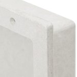 vidaXL Niche de douche Blanc mat 41x51x10 cm
