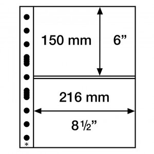 Recharges Grande à 2 bandes transparentes Leuchtturm.