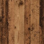 vidaXL Table basse vieux bois 40x40x30 cm bois d'ingénierie