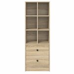 vidaXL Haut Armoire Chêne sonoma 45 5 x 34 x 127 cm Bois d'ingénierie