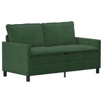 vidaXL Ensemble de Canapés 2 Pièces Vert Jungle Tissu