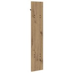 vidaXL Porte-manteau mural chêne artisanal 20 x 1.5 x 100 cm
