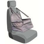 FLAMINGO Siège auto pour animaux de compagnie Ona Gris 518124