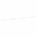 vidaXL Bande de auvent Blanc 5.8 x 0.2 m Toile