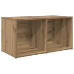 vidaXL Ensemble meuble TV Marron 72 x 35 x 37 cm Bois d'ingénierie