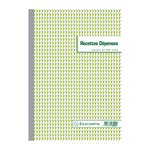 Manifold Recettes Dépenses 29 7x21cm 50 Feuillets Dupli Autocopiants - Motif - X 5 - Exacompta